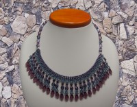 Fringed choker